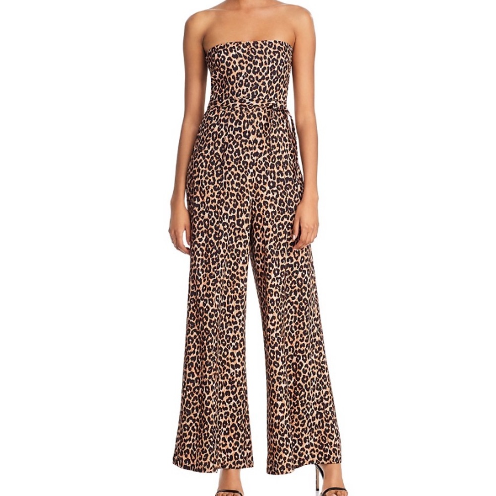 Likely Animal print jumpsuit NWOT